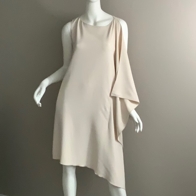 New With Tags 285 Antonelli Shift Dress Draping Detail Made In Italy